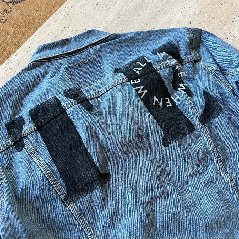 NWT LEVI'S Denim Trucker Jacket Vintage Fit VOTE Sz XXL - Picture 5 of 6